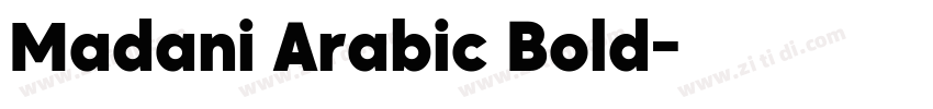 Madani Arabic Bold字体转换